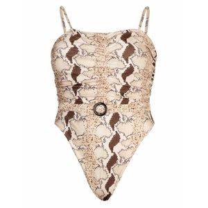 Boohoo Swim - Plus Size Snakeskin Print Swimsuit Boohoo Swim - Plus Size Snakeskin Print Swimsuit